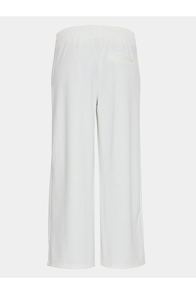 ICHI Pantaloni culotte pentru femei 20116301 albi