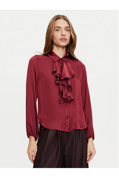 Haveone Women's Shirt CWG-M013 Burgundy