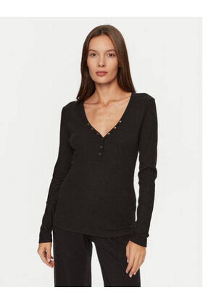 Hunkemöller hunkemoller Top de pijama pentru femei 205123 Negru