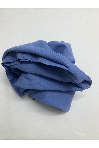 Yiğit Kumaş Blue Ribana Fabric, Piece 35X160 cm