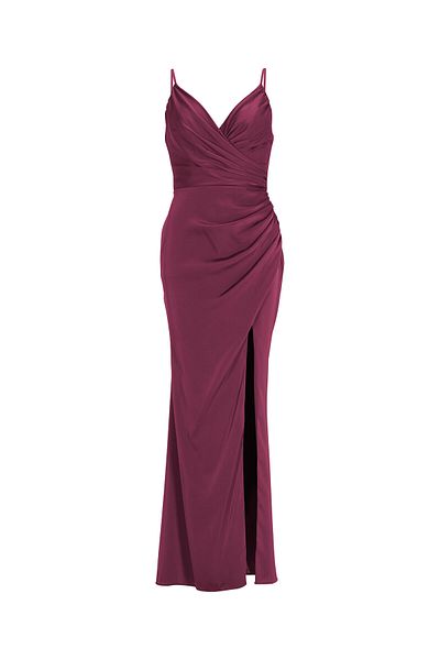 Hey Kyla Women's Evening Dress 5AI075HK Burgundy