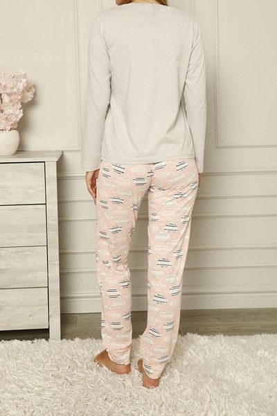 Nicoletta Dámský pyžamový set Cotton Grey