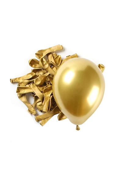 Ropet Set of 50 balloons, Gold, 30 cm