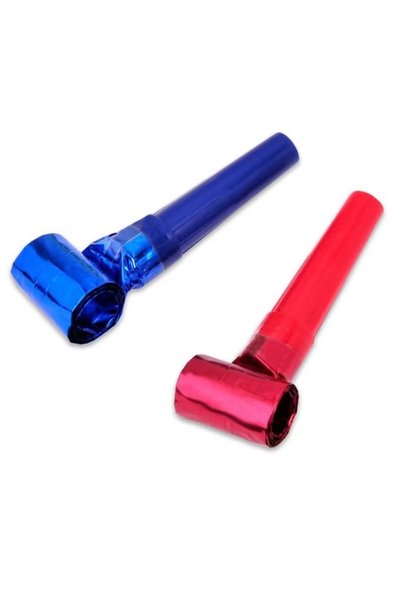 Ropet Set 6 fluiere colorate pentru petrecere, 7 cm, aniversare, Ropet
