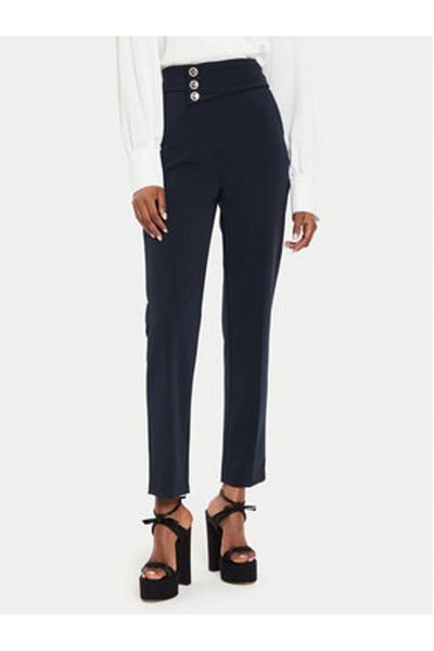 RINASCIMENTO Pantaloni din material textil pentru femei CFC0119756003 Bleumarin