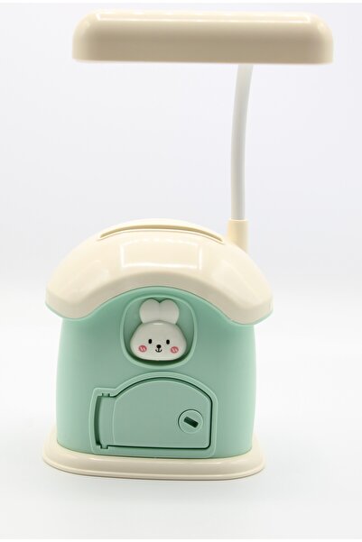 Genel Markalar Yeşil Kumbaralı Masa Lambası, şık ve fonksiyonel tasarım, aydı...