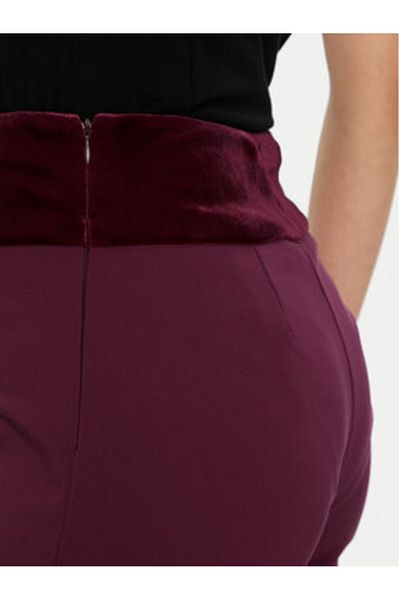 RINASCIMENTO Women's fabric trousers CFC0121874003 Burgundy