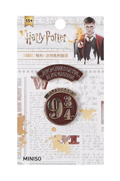 Miniso Harry Potter Lisanslı Hogwarts & Platform Dokuz Çeyrek Rozet
