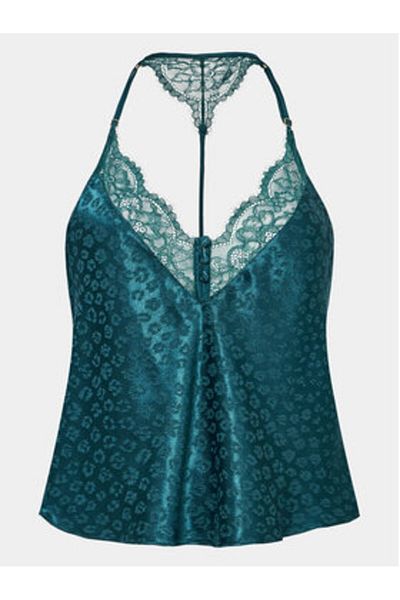 Hunkemöller hunkemoller Top de pijama pentru femei 203227 Albastru