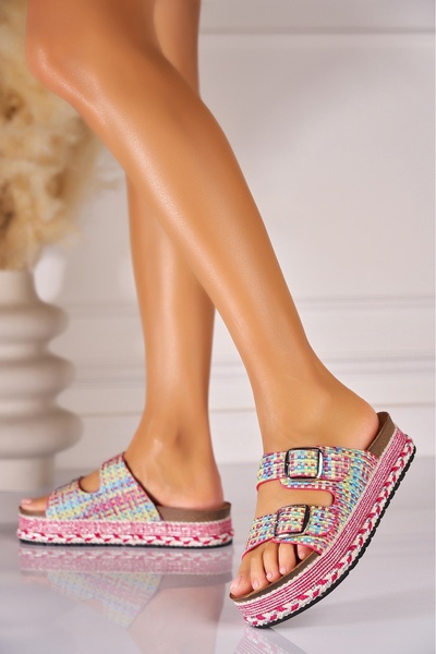 Joana Papuci/Slapi Fucsia din Piele Ecologica Tindra