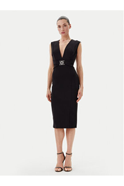 RINASCIMENTO Rochie de cocktail pentru femei CFC0123769003 Negru