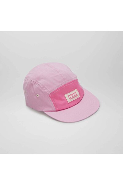 KIABI قبعة سائق شاحنة مع حروف باللون الوردي