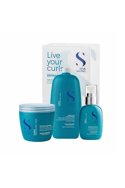 Alfaparf Milano Set for wavy hair Alfaparf Milano Curls Shampoo 1000 ml + Mask 500 ml + Spray 125 ml