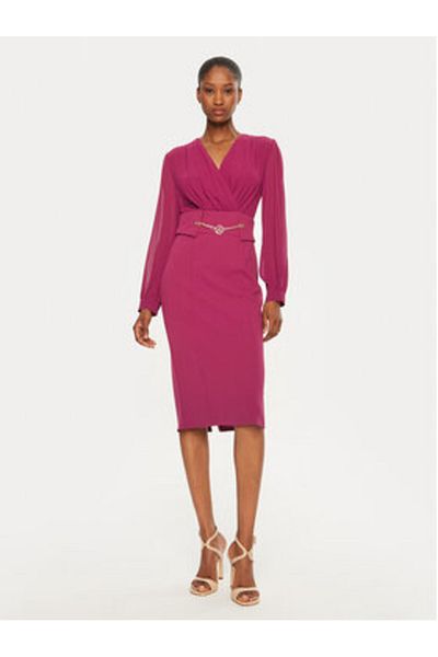 RINASCIMENTO Women's Cocktail Dress CFC0120006003 Burgundy