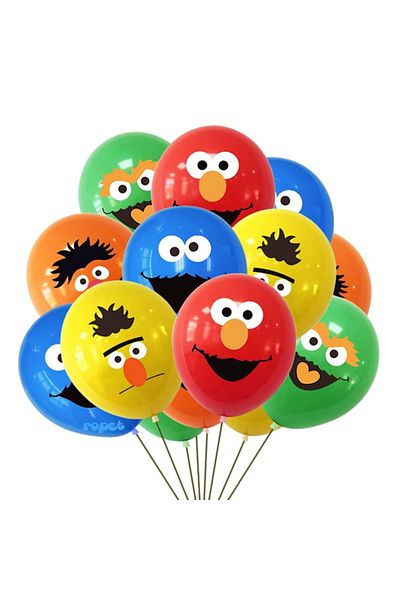 Ropet Set of 28 latex balloons, Muppets color print, 30cm, Ropet