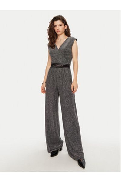 Karl Lagerfeld Women's Jumpsuit A1W13029 Gray