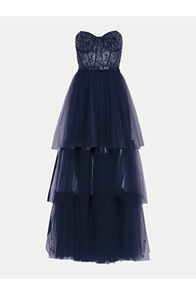 Hey Kyla Women's Evening Dress 5AI073HK Navy Blue