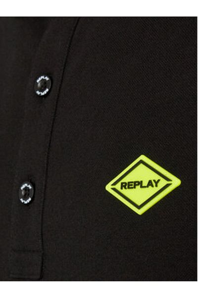 Replay Men's Polo M3540A.000.20623 Black