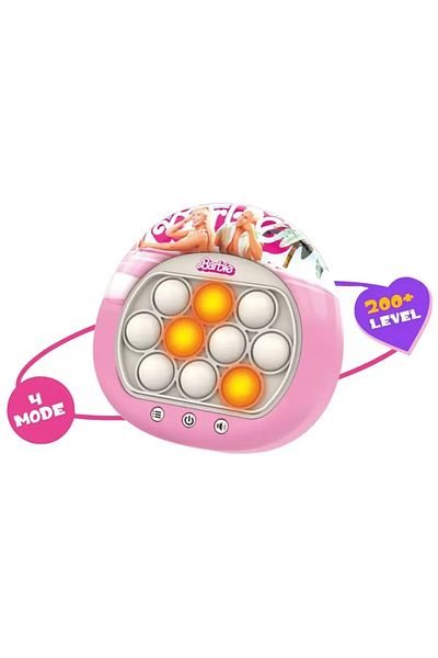 OEM Pop-It Console interactive game, anti-stress, with sounds and lights, Barbie