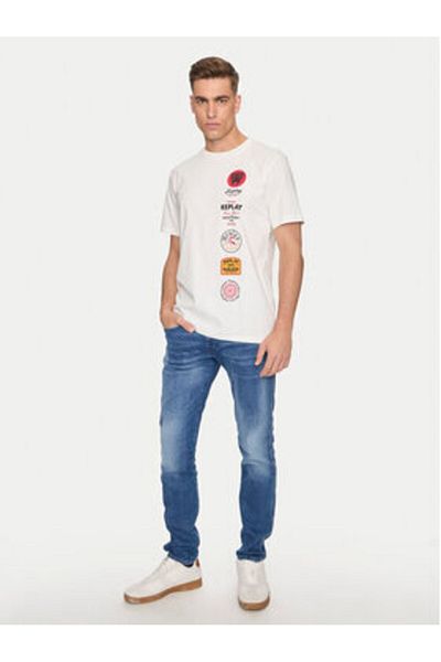 Replay Men's T-Shirt M6875 .000.2660 White