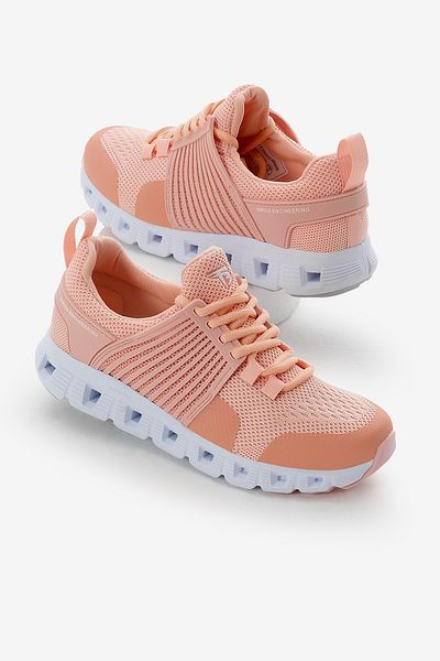 Tonny Black Αθλητικά παπούτσια Unisex Powder Design Thermo Sole ριγέ αναπνεύσιμο ύφασμα με κορδόνια
