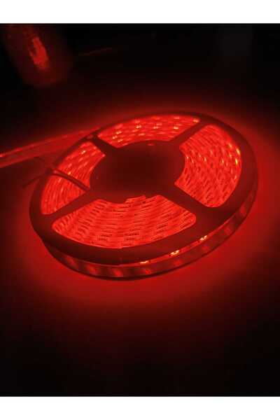 ERM 24V Şerit LED 5050 Çip IP65 Su Geçirmez Dış Mekan Aydınlatma – Kırmızı Işık (5 Metre)