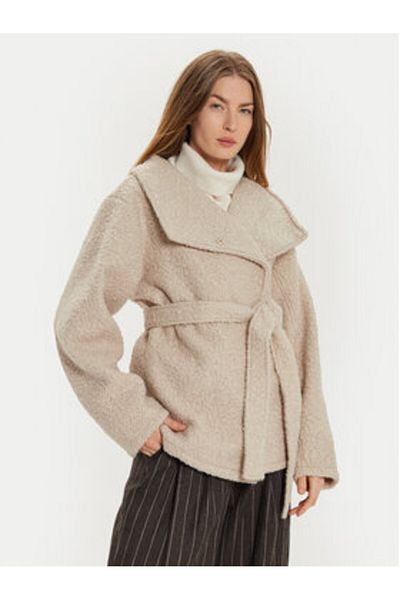 Gina Tricot Palton de iarnă pentru femei 24039 bej