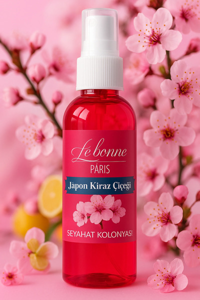 LE BONNE Japon Kiraz Çiçeği Kokulu E Vitaminli Premium Seyehat Kolonyası