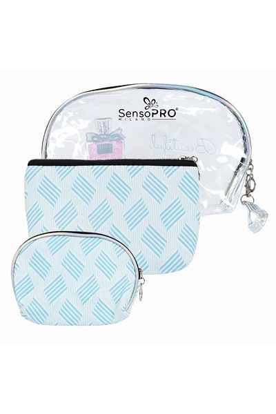 SensoPRO Milano Paletă fard de pleoape Cosmetics - Festival Wave, set de 3 bucăți