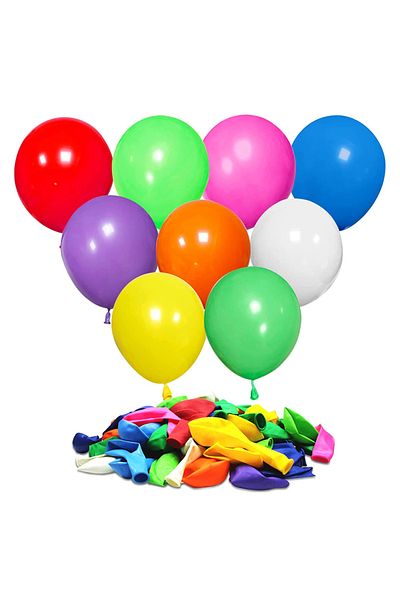Ropet Set of 50 latex balloons, Multicolor, 23cm, Ropet