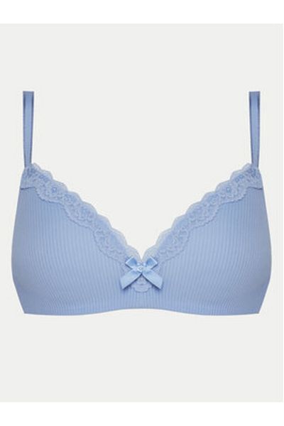 Hunkemöller Sutien fără armătură hunkemoller pentru femei 301081 Albastru ceresc