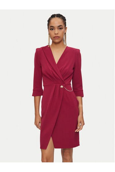 RINASCIMENTO Women's Cocktail Dress CFC0019592002 Burgundy