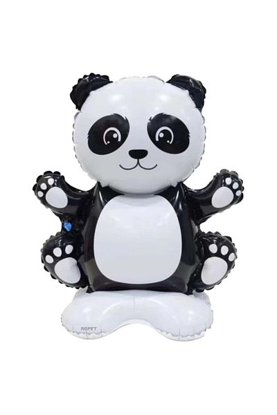 Ropet Foil balloon with stand, Panda figurine, 60 cm, Ropet