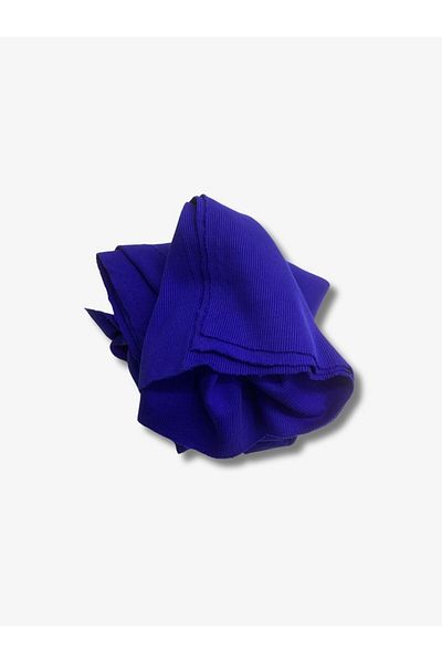 Yiğit Kumaş Saks Blue Camisole (Ribana) Fabric, Piece 95X150 cm