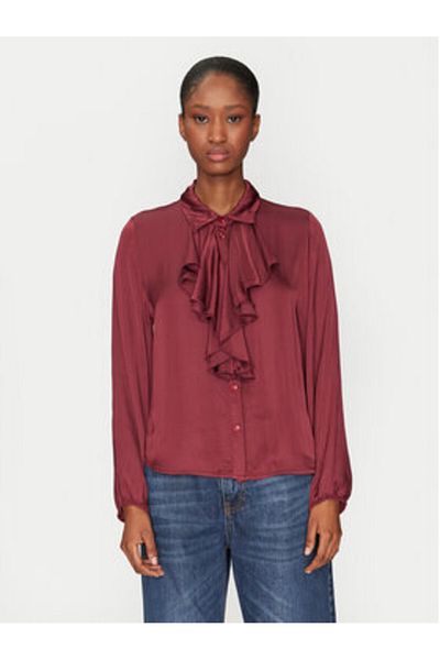 Haveone Women's Shirt CWG-M013 Burgundy