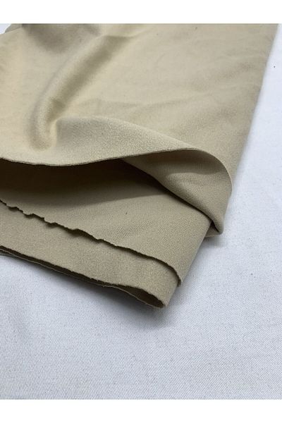 Yiğit Kumaş Stamp Like Fabric, Piece 100X150 cm Milk Coffee