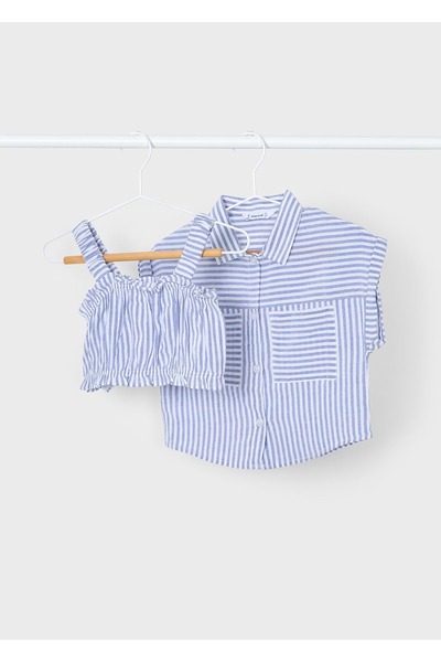 MAYORAL Girl's 2-Piece Bodysuit Blue