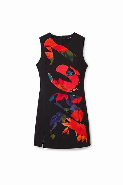 Desigual SLIM SHORT FLORAL DRESS