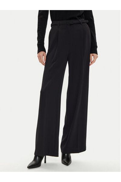 Imperial Pantaloni din material textil pentru femei P4W3IJXC negri