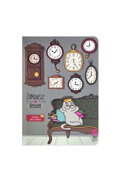 Thinkbook Вечни котешки часовници 15x21.5