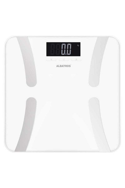 ALBATROS Albatros HARMONY bathroom scale with body analyzer White