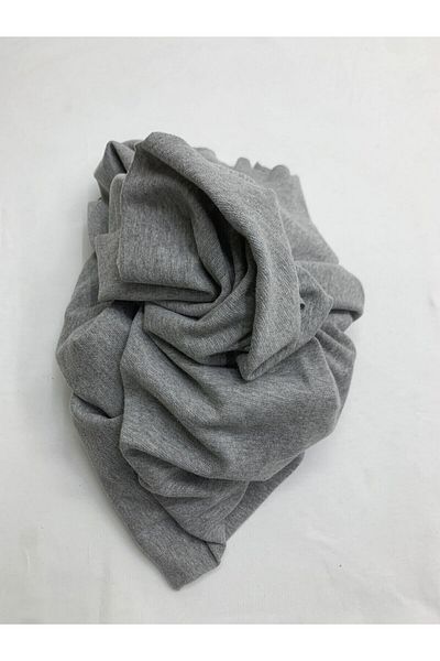 Yiğit Kumaş Gray Fine Rib Fabric, Piece 70X160 cm