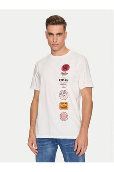 Replay Men's T-Shirt M6875 .000.2660 White