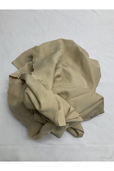 Yiğit Kumaş Beige Interlock Fabric, Track 105X180 cm