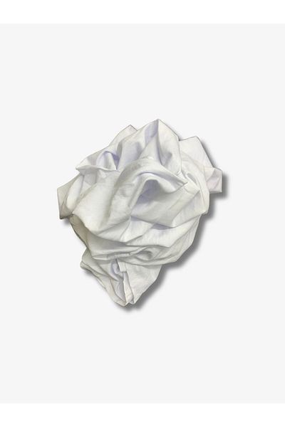 Yiğit Kumaş White Flexible Lacoste Fabric, Track 75X180 cm