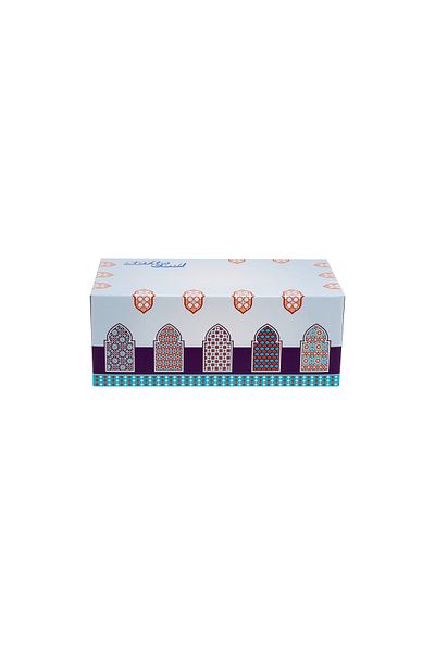 Soft N Cool Facial Tissue 2 Ply - 200 Sheets 5 1 Boxes Arab Ramadan Eid Design