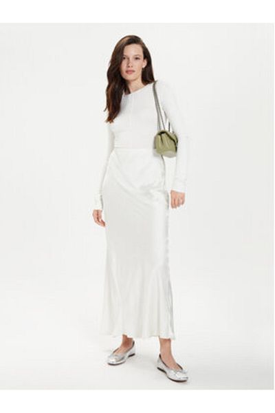 Gina Tricot Fustă maxi pentru femei 22969 albă