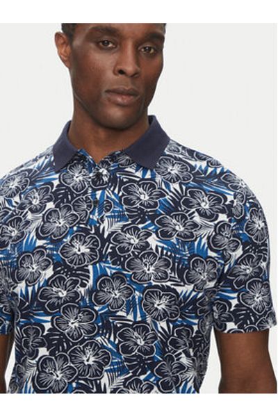 Hechter Paris Polo bărbătesc 74028690 Albastru marin