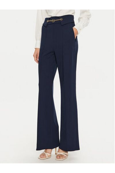 RINASCIMENTO Pantaloni din material textil pentru femei CFC0120004003 bleumarin