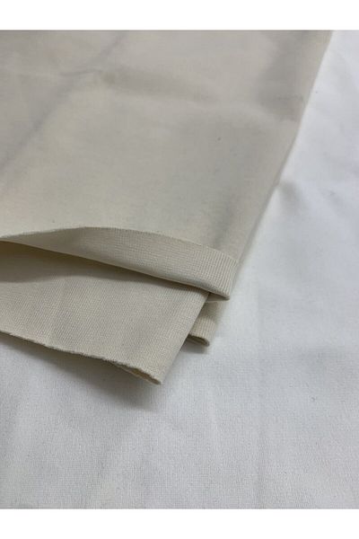 Yiğit Kumaş Cream Ribana Fabric, Piece 100X190 cm